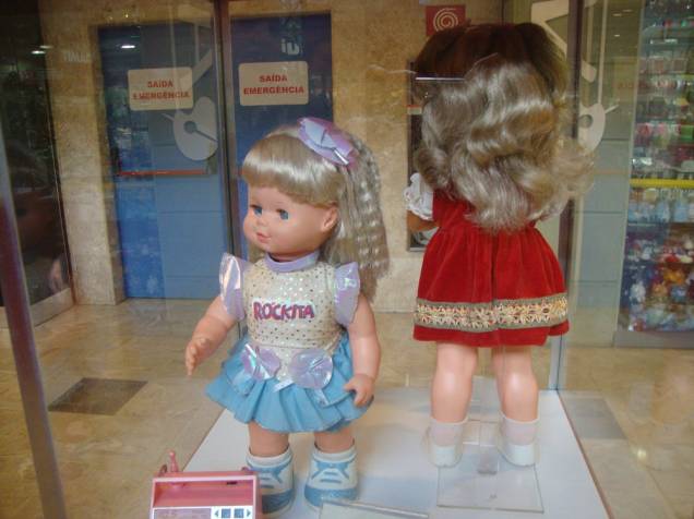 Rockita: com a sua caixinha de som rosa, a boneca moderninha dançava muito