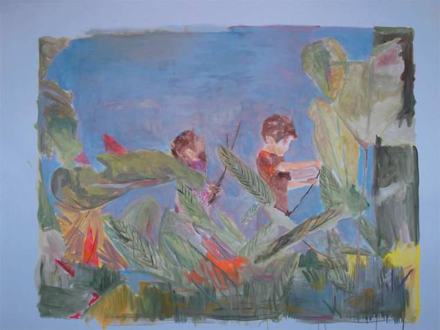 A pintura "Love", de Beatriz Milhazes: vontade construtiva