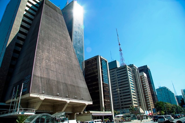Fachada do prédio da Fiesp, na Avenida Paulista, 1313 (Foto: Divulgação)
