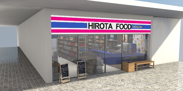 Hirota Express: loja de conveniência no ponto deixado pela locadora 2001