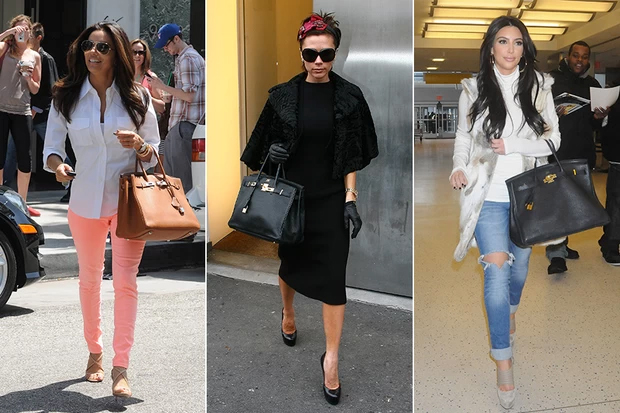 Eva Longoria, Victoria Beckham e Kim Kardashian usam a tão falada bolsa