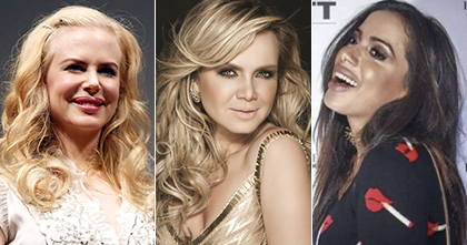 Nicole Kidman, Eliana e Anitta: algumas das famosas que apareceram com o rosto transformado e causaram burburinho entre os internautas