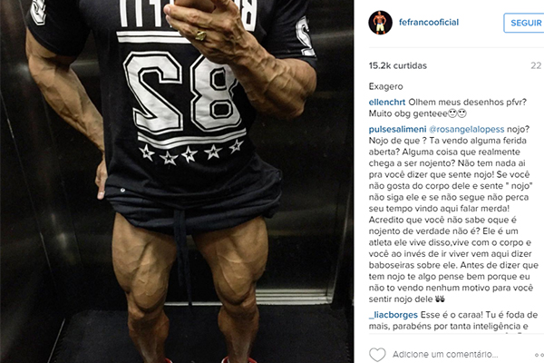 Marido de Juju Salimeni provoca polêmica com foto pós-malhação