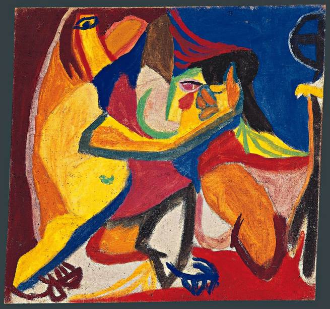 Óleo de Waldemar Cordeiro: obra faz parte da mostra Brasil: Figuração x Abstração no Final dos Anos 40