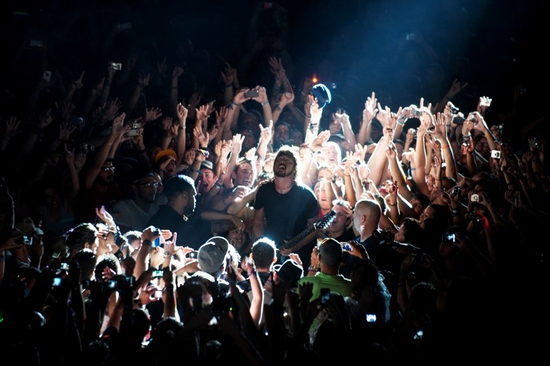 Foo Fighters no Lollapalooza de Chigago, em 2011