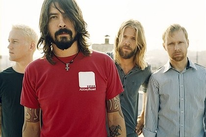 A banda americana Foo Fighters