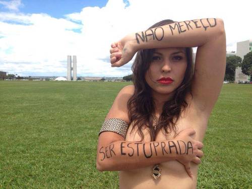 A jornalista Nana Queiroz, que iniciou a campanha contra ataques a mulheres