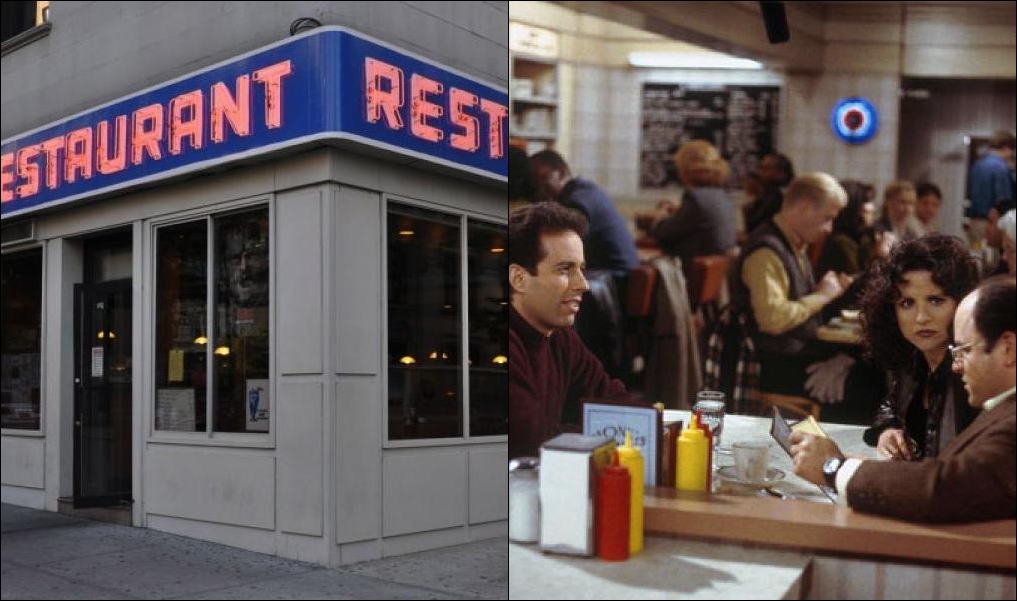 O Tom's Restaurant emprestou sua fachada para a turma de Jerry Seinfeld