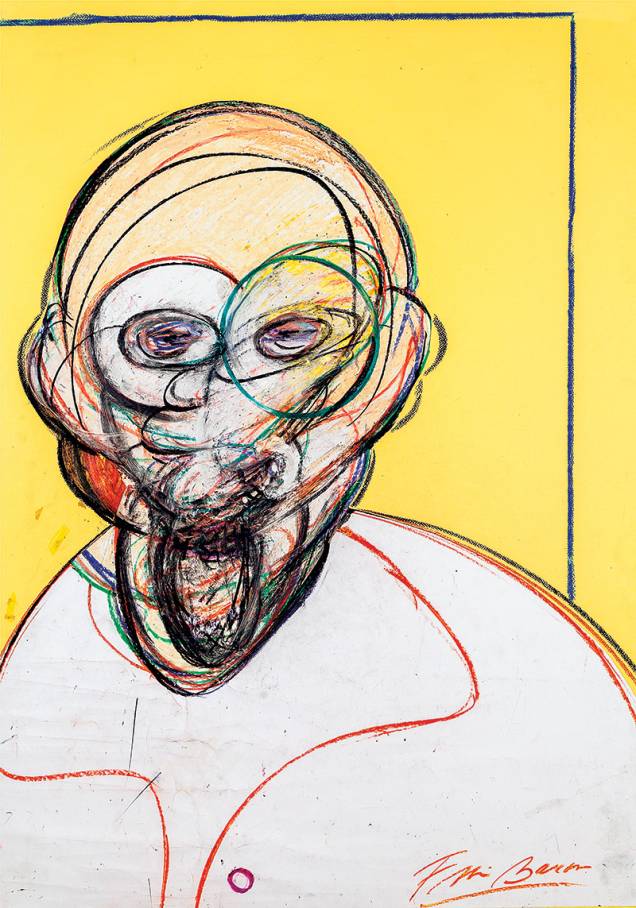 Cabeça e outros desenhos de Francis Bacon ocupam o Paço das Artes Cabeça e outros desenhos de Francis Bacon ocupam o Paço das Artes