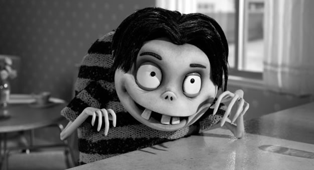 Tim Burton estreia primeiro desenho 3D em preto e branco, Frankenweenie