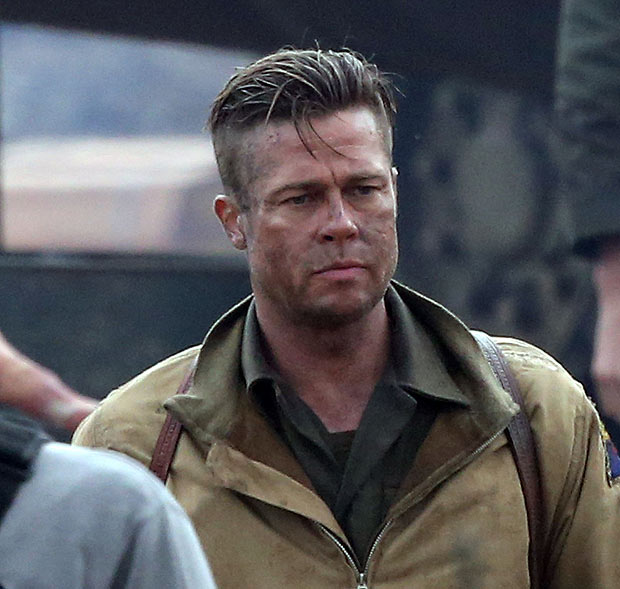 Brad Pitt interpreta um sargento no fim da II Guerra