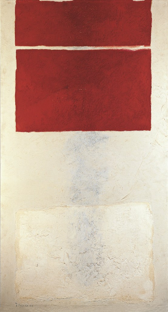 Esta pintura de 1961 revela marcas do expressionista abstrato Mark Rothko