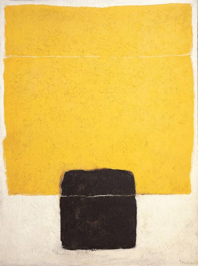 Tomie Ohtake ficou conhecida por praticar a abstração lírica, como nesta tela de 1964 Tomie Ohtake ficou conhecida por praticar a abstração lírica, como nesta tela de 1964