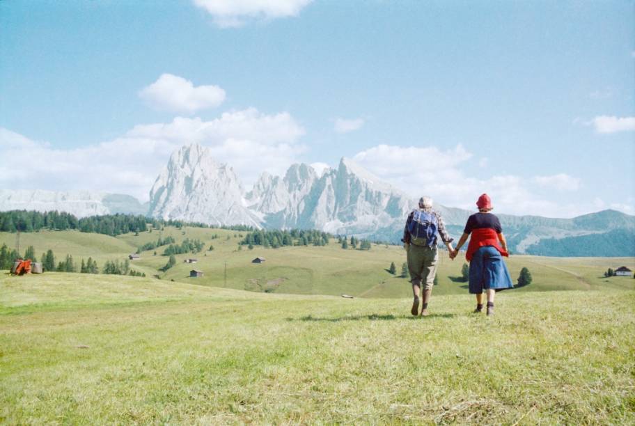 Foto feita em 1979, em região alpina do norte da Itália