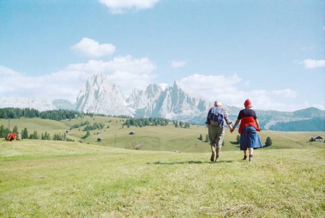 Foto feita em 1979, em região alpina do norte da Itália