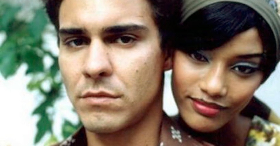 André Gonçalves e Taís Araujo: a dupla protagonizou o filme "Garrincha, Estrela Solitária"