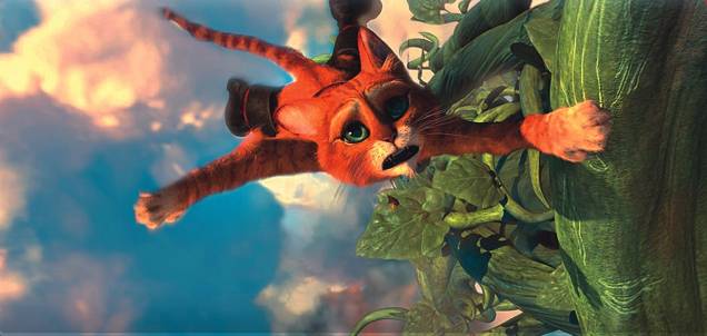 Gato de Botas - o Filme: personagem da cinessérie Shrek ganhou sua animação, com cópias convencionais e em 3D