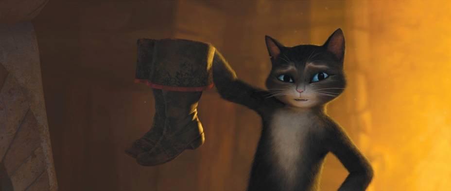 A gata Kitty na animação Gato de Botas: felina sexy e atrevida é dublada pela atriz Salma Hayek na versão em inglês
