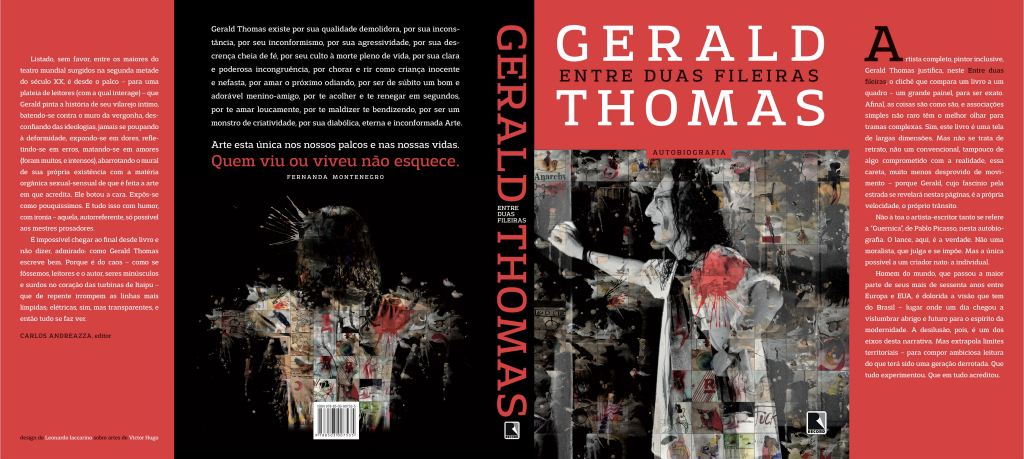 Capa de "Entre as Fileiras", a autobiografia de Gerald Thomas (Foto: Divulgação)