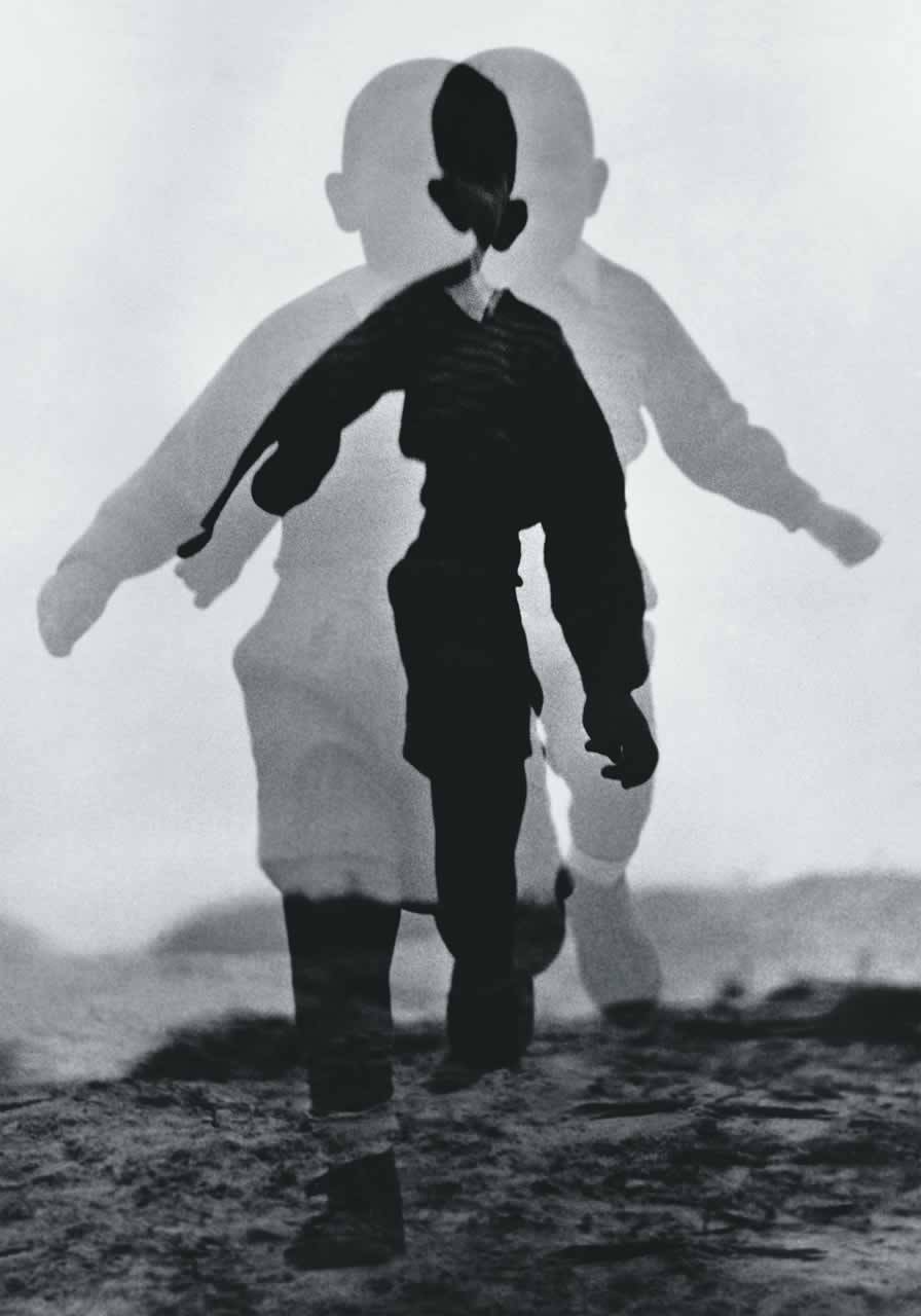 Menino Correndo, de 1960: o fotógrafo promoveu experimentos ousados com montagem Menino Correndo, de 1960: o fotógrafo promoveu experimentos ousados com montagem