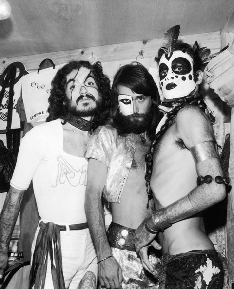 Gerson, João Ricardo e Ney Matogrosso, em 1973 (foto: J. Ferreira da Silva)