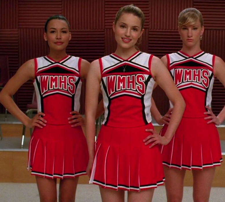 Uniforme das cheerleaders de Glee