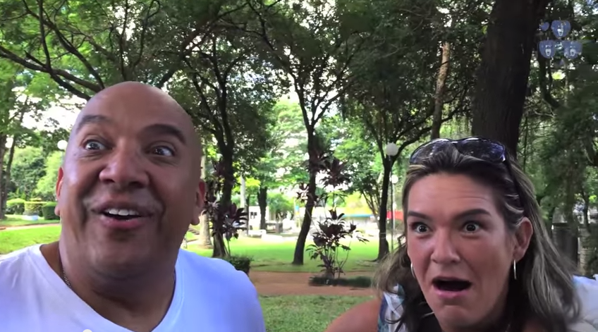 Casal que espera trigêmeos posta vídeo com reação de amigos ao descobrirem a novidade