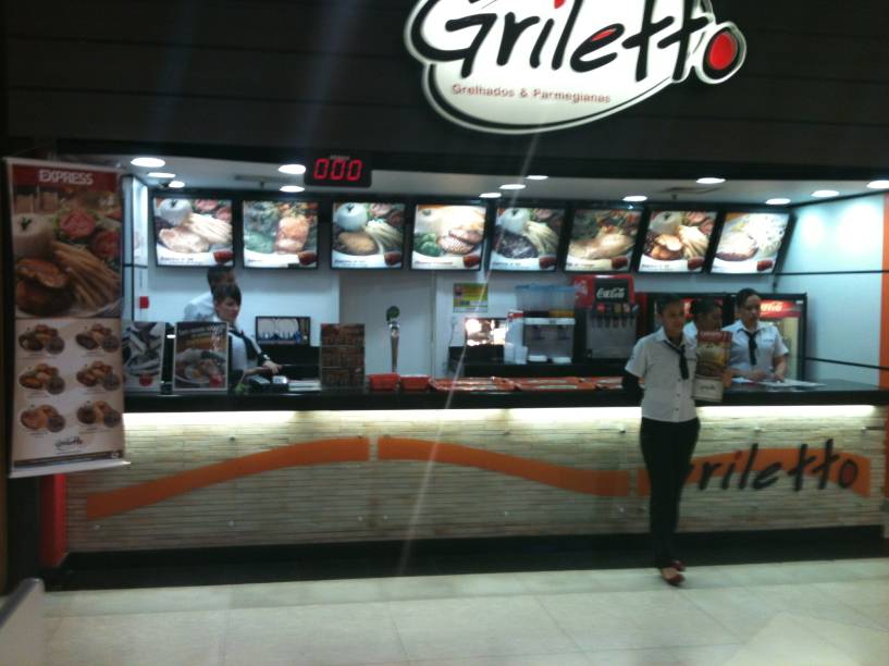 Estabelecimento Griletto, instalado no Shopping Metrô Tatuapé