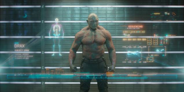 Guardiões da Galáxia: o vingativo Drax, o Destruidor (Dave Bautista)