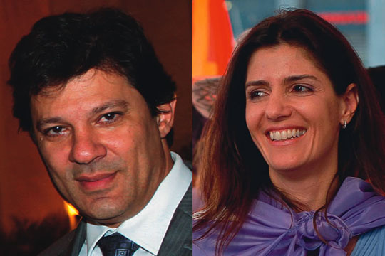 Fernando Haddad e Ana Estela Haddad