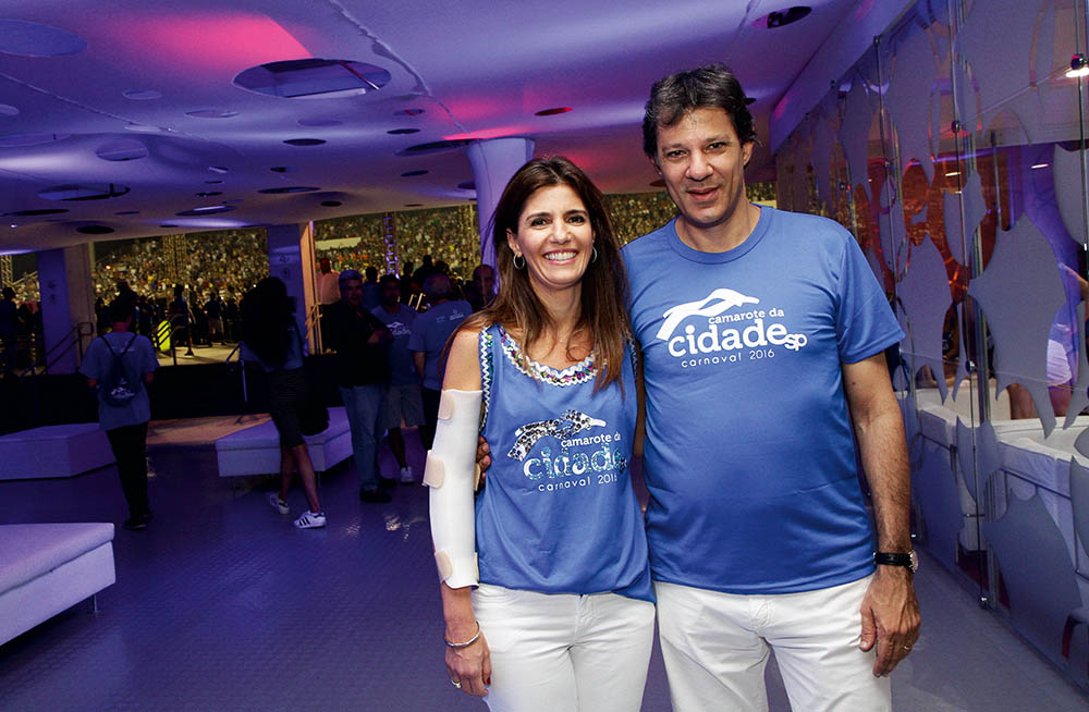 Ana Estela e Fernando Haddad