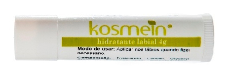 Hidratante Labial, da Kosmein. Preço sugerido: R$ 19,00 
