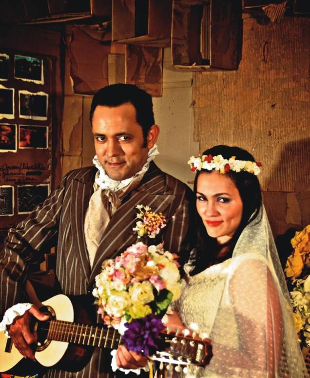 Joaz Campos e Suzana Alves na comédia O Casamento Suspeitoso, de Ariano Suassuna