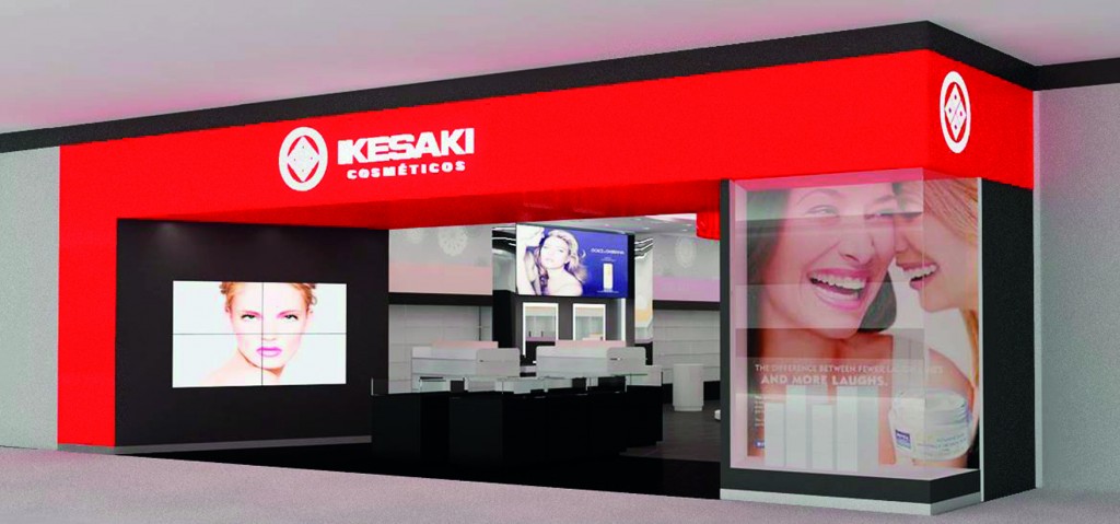Fachada virtual da nova loja da Ikesaki (Foto: Divulgação)