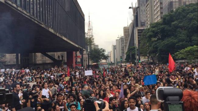Protesto Estudantes Paulista