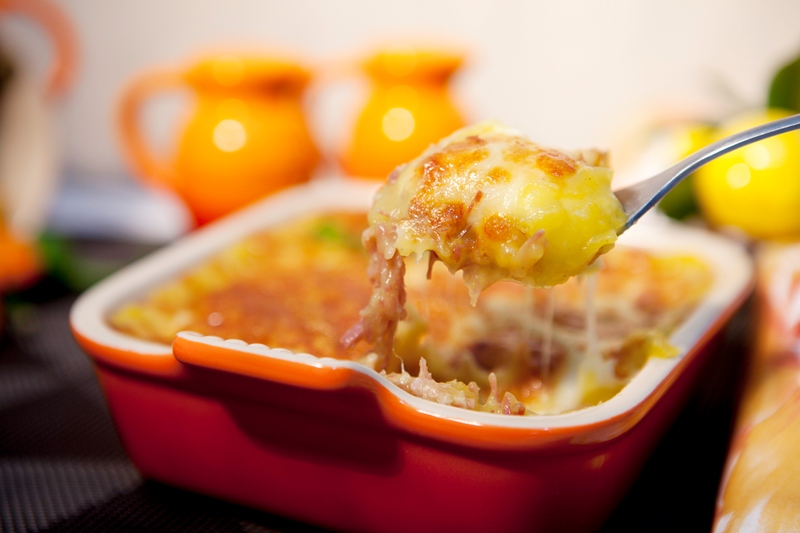 Escondidinho de carne seca