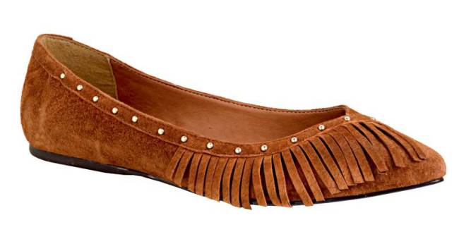As Boas Compras - franjas - sapatilha de camurça, da Shoestock