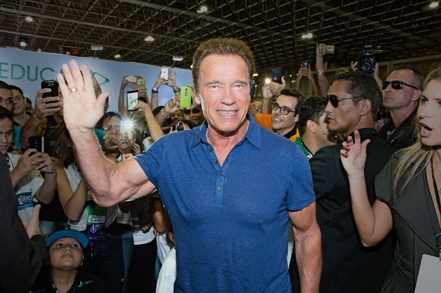 Schwarzenegger: feira fitness na cidade (Foto: Rodrigo Dod/SAVAGET)