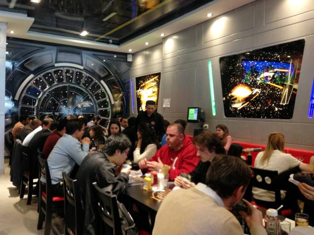 Jedis Burger e Grill: ambiente temático da série Star Wars