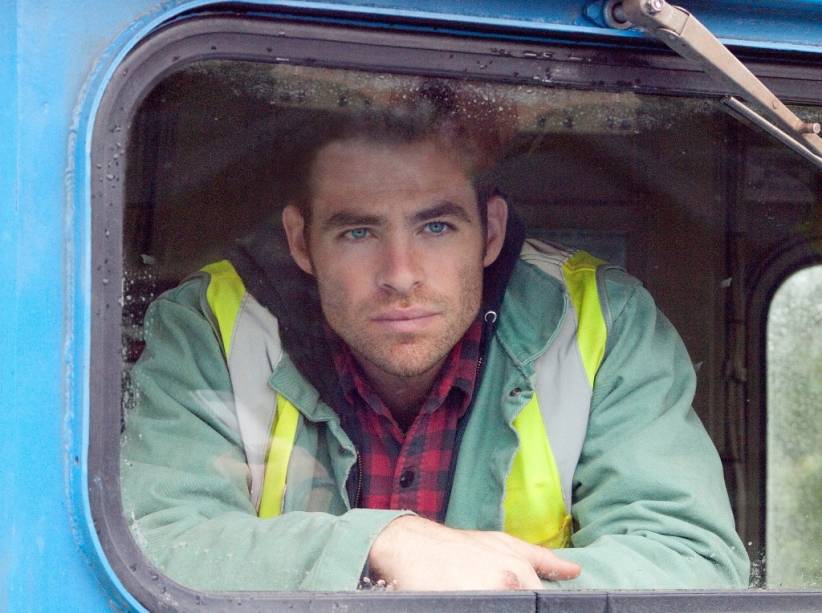 Thriller frenético: Chris Pine interpreta o condutor Will Colson, em Incontrolável Thriller frenético: Chris Pine interpreta o condutor Will Colson, em Incontrolável