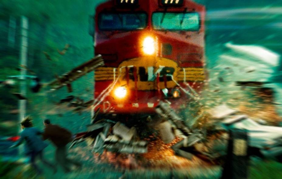 Perseguição: equipe de especialistas tenta deter uma locomotiva desgovernada que transporta produtos químicos tóxicos, em Incontrolável Perseguição: equipe de especialistas tenta deter uma locomotiva desgovernada que transporta produtos químicos tóxicos, em Incontrolável