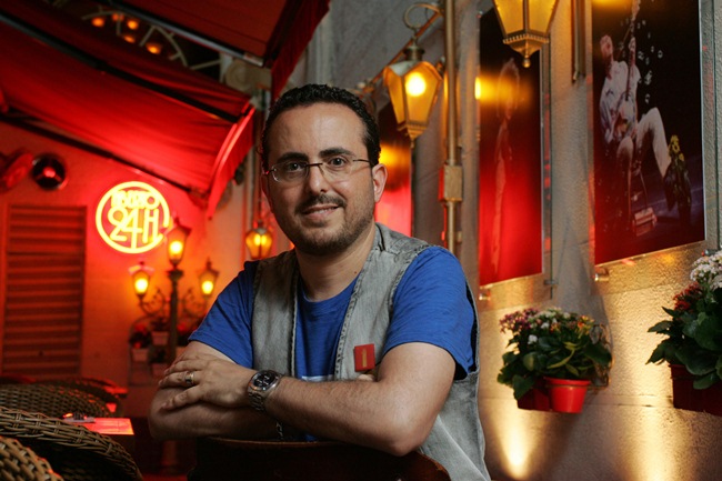 Isaac Azar sobre uma barata ter aparecido em mesa do Paris 6: "Foi uma fatalidade" (foto: Fernando Moraes)