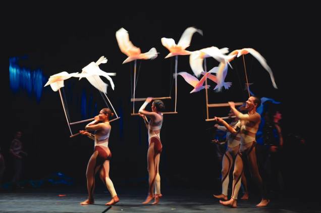 A Cia. TeatroDança Ivaldo Bertazzo - coreografia Corpo Vivo — Carrossel das Espécies