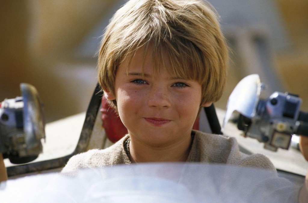 Jake no papel de Anakin Skywalker em Star Wars Episódio 1: A Ameaça Fantasma