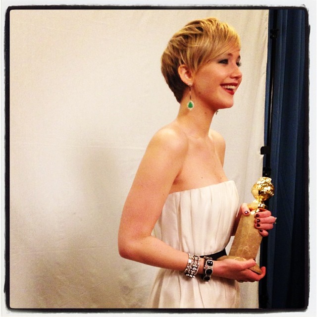 Jennifer Lawrence: melhor atriz coadjuvante por Trapaça