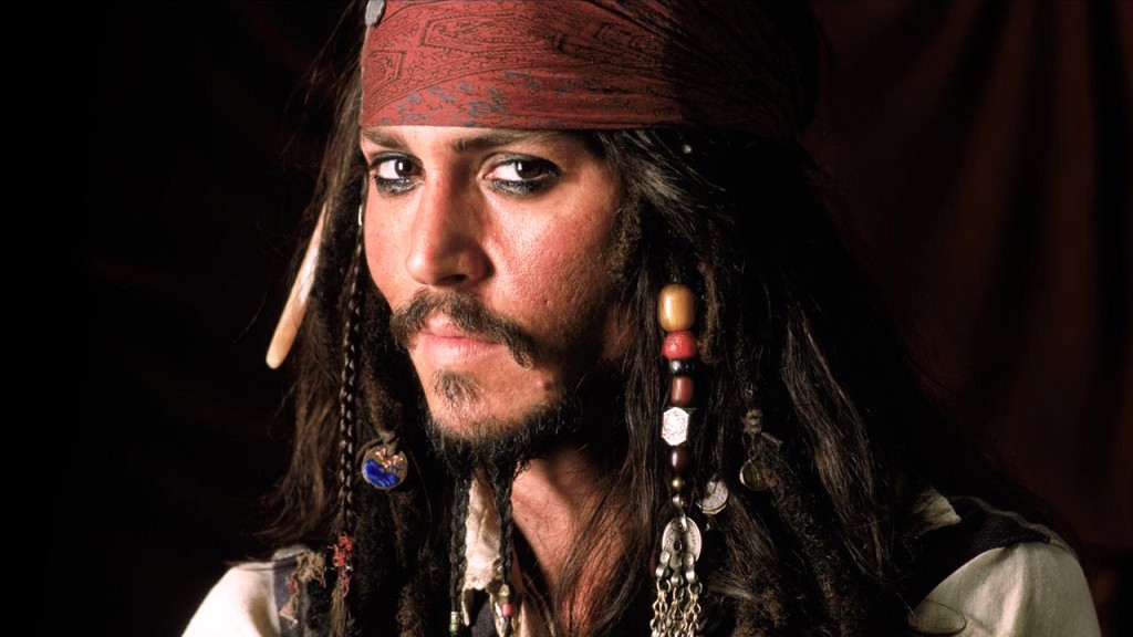 Johnny Depp em Piratas do Caribe: primeira indicação, em 2004