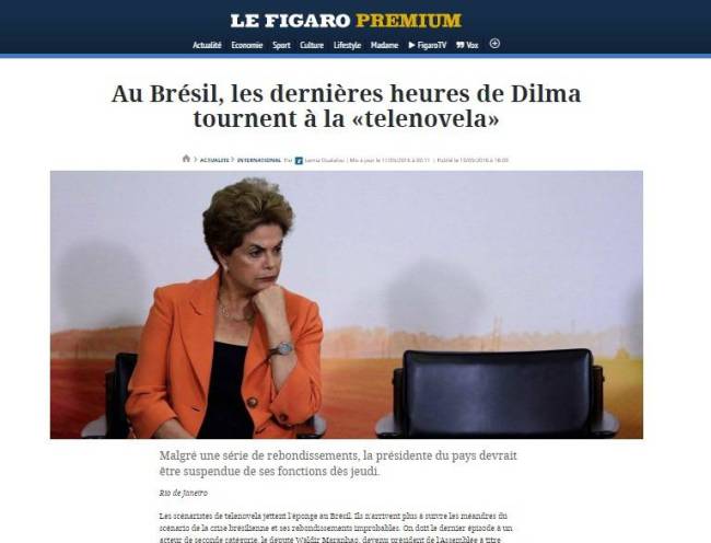 jornal - le figaro - dilma