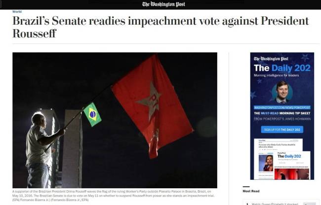 jornal - washington post - dilma