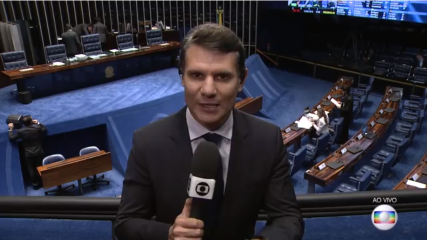 ‘Plantão do impeachment’ da Globo é interrompido por falha técnica pra lá de inusitada