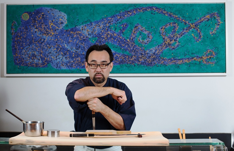 Jun Sakamoto, dono do restaurante japonês com seu nome e sócio do JunJi e da Hamburgueria Nacional (Foto Wanezza Soares)